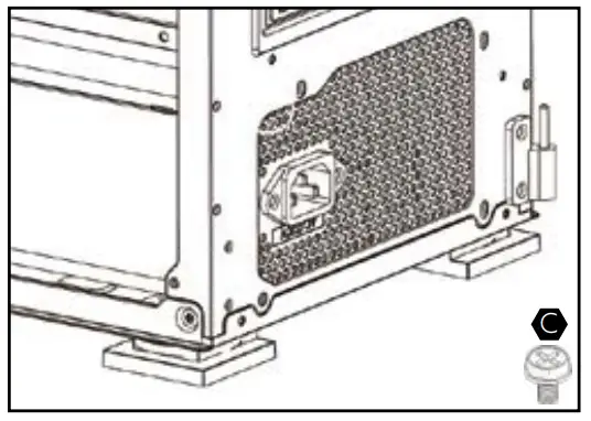 savio SHADOW X1 Professional Gaming PC Case - correct location