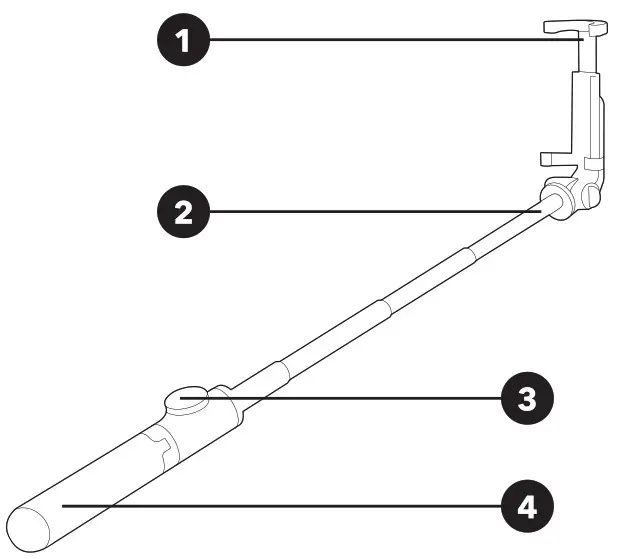 AET SS30B Eternico Selfie Tripod- OVERVIEW