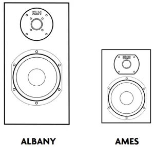 KLH ALBANY Bookshelf Loudspeakers - fig