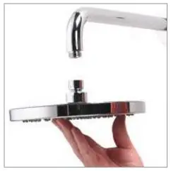 AQUALISA VSQ.A2.BV.DVFW.20 Visage Digital Concealed with Adjustable Height or Fixed Head Installation Guide - Ensuring the rubber washer is in the correct