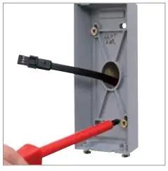 AQUALISA VSQ.A2.BV.DVFW.20 Visage Digital Concealed with Adjustable Height or Fixed Head Installation Guide - Run a thin bead of mastic within the mastic