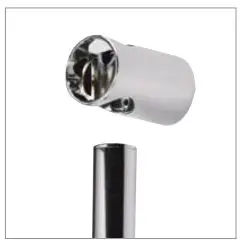 AQUALISA VSQ.A2.BV.DVFW.20 Visage Digital Concealed with Adjustable Height or Fixed Head Installation Guide - Slide the rail assembly up through the top rail