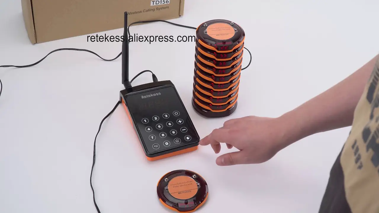 Retekess Td156 Wireless Paging System User Manual