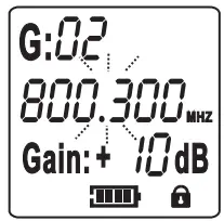 Enping Lane Electronic Technology LR 874DR Professional Wireless Microphone System - Frequency 1