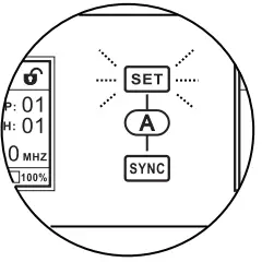 Enping Lane Electronic Technology LR 874DR Professional Wireless Microphone System - RECEIVER SETUP