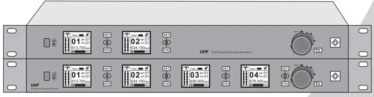 Enping Lane Electronic Technology LR 874DR Professional Wireless Microphone System