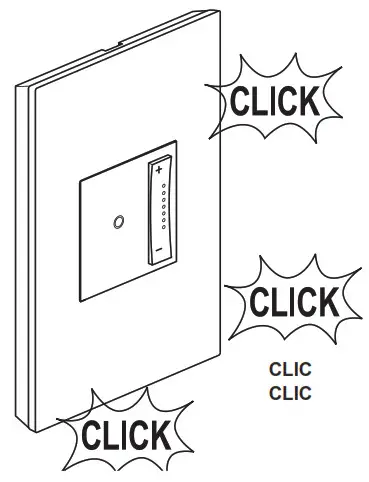 legrand WNAL3343 Wireless Smart Scene Controller Switches with Netatmo - Snap wall plate to frame.r