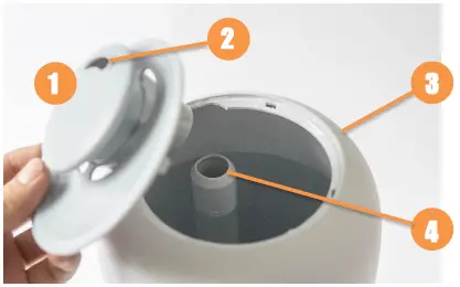 Crane EE-6917 Tower Humidifier w-UV Light fig 2