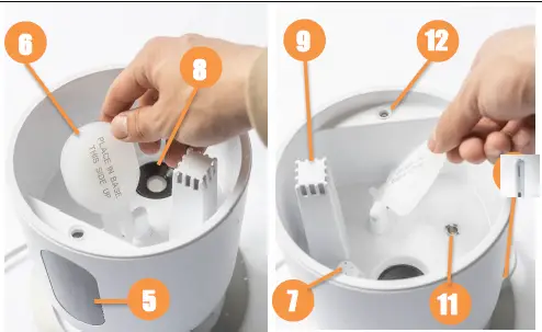 Crane EE-6917 Tower Humidifier w-UV Light fig 3