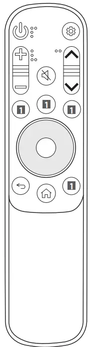 LG LAA015F 130 Inch All in One DVLED Screen Owner s -Remote Control