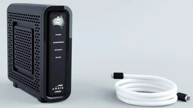 ARRIS SM8200 Touchstone Cable Modem- Step 1