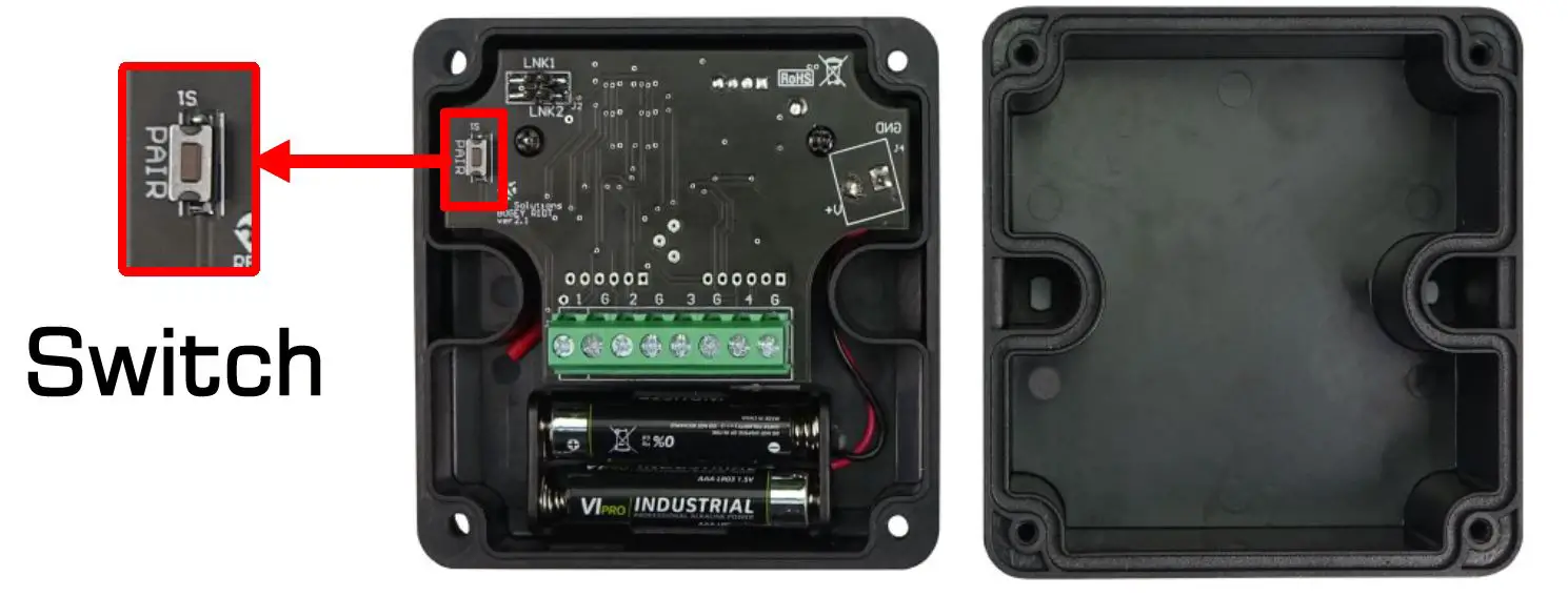 rfsolutions RIOT-SENW-PIR-8T1 Remote Control Fob fig2