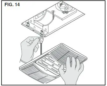 BROAN BHFLED80 PowerHeat Bathroom Exhaust Fan,Heater fig14
