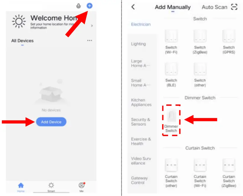 Martin Jerry US STD KN01 3Way Smart Dimmer Switch - app 12