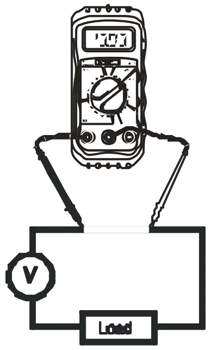ZICO ZI 846 Digital Multimeter - voltages 1