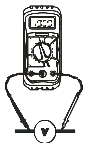 ZICO ZI 846 Digital Multimeter - voltages