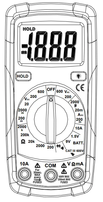 ZICO ZI 846 Digital Multimeter