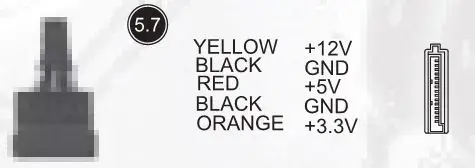 SILVER STONE Power Supply - SATA hard disk power connector