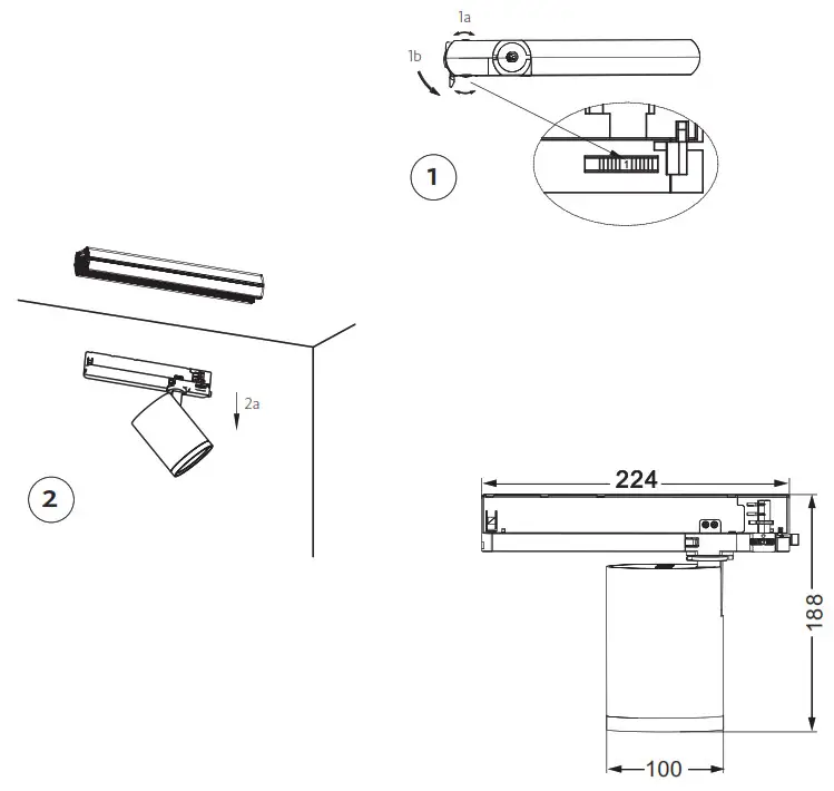 AURA LIGHT B6831A0B1 Ribes Ceiling Light- Disassemble Steps