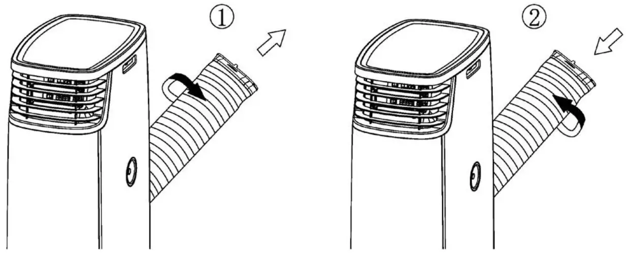 EXHAUST HOSE INSTALLATION