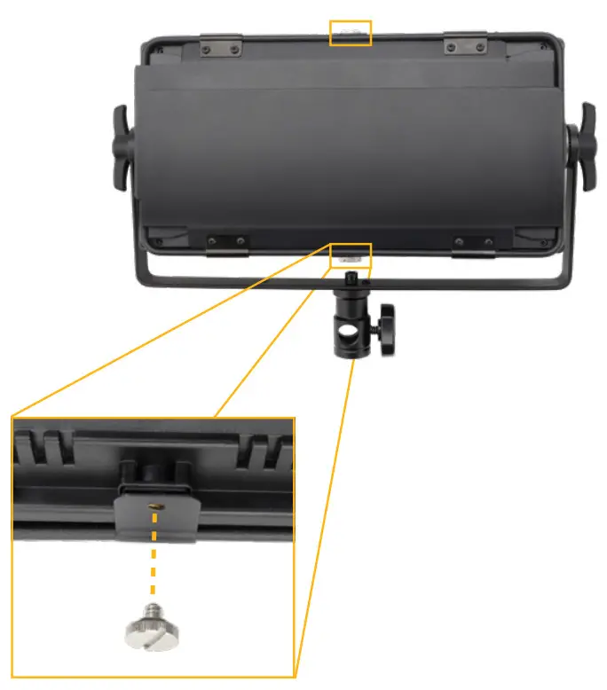 genaray SP E 500 II BD4 4 Way Barndoors for SP E 500 II Series LED Fixtures-fig2