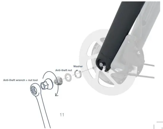 VANMOOF S3 Electric Bike - Brake disc alignment 3