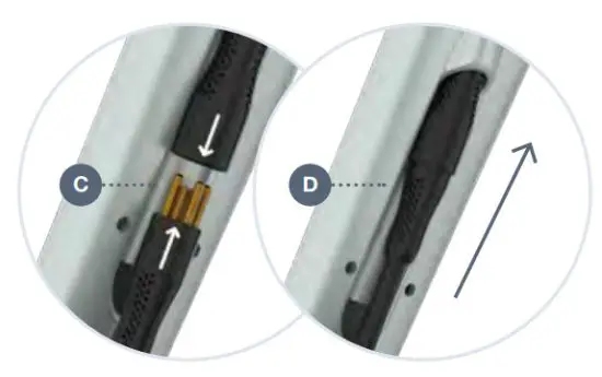 VANMOOF S3 Electric Bike - Connect the motor cable 2