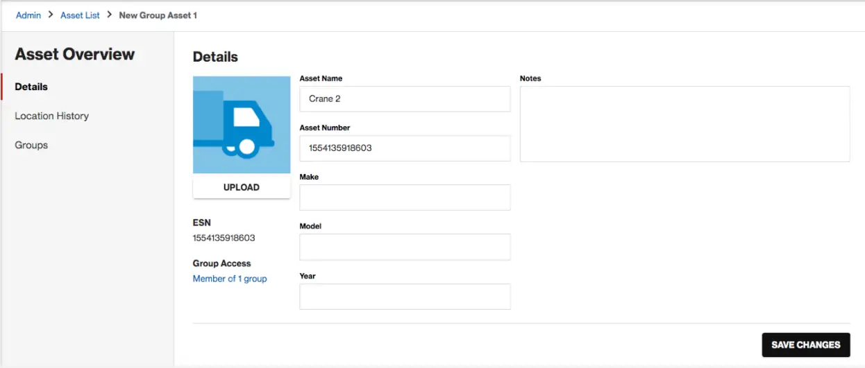 verizon connect EAT B Equipment Asset Tracker - Edit
