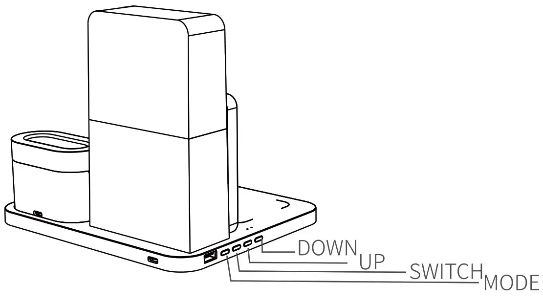 Semetor Electronics S 28 Multi Function Wireless Charger - DIRECTION S FOR OPERATING THE ALARM CLOCK