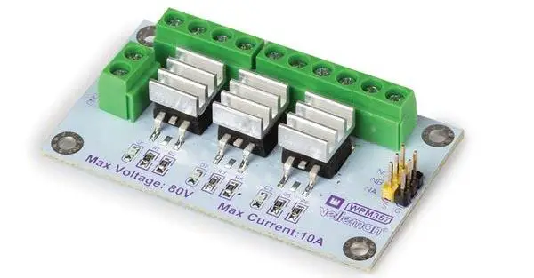 WHADDA-WPM357-3-Channel-High-Power-Mosfet-Module-image