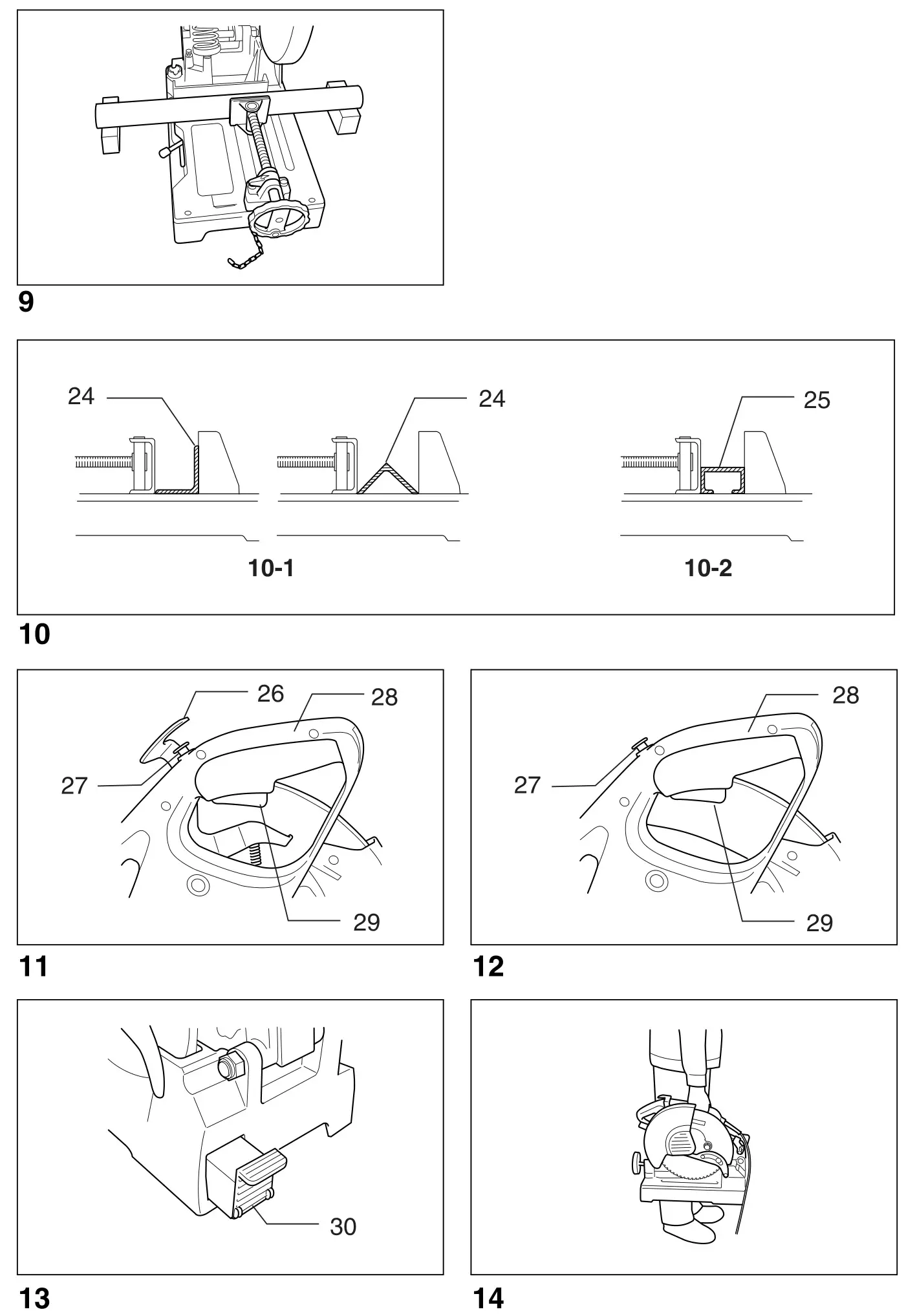 makita LC1230 Metal Cutting Saw - fig9-14