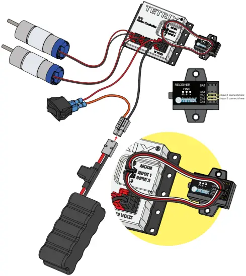 PITSCO EDUCATION Tetrix Max 4 Tank-Drive Mode