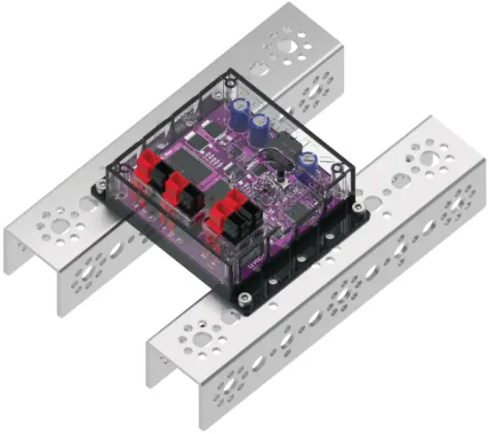 PITSCO EDUCATION Tetrix Max RC Motor Controller Mounting Example