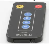 HALL RESEARCH SW-HD-4A 4x1 HDMI Switch 4