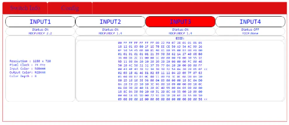 HALL RESEARCH SW-HD-4A 4x1 HDMI Switch 6