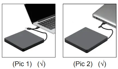LECTRO VL-DVDPL External DVDCD Reader and Burner 4