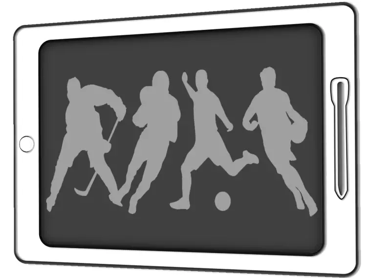 PLAYMAKER LCD B07HJ7W5YT The Ultimate Coaching Board 20 Inch