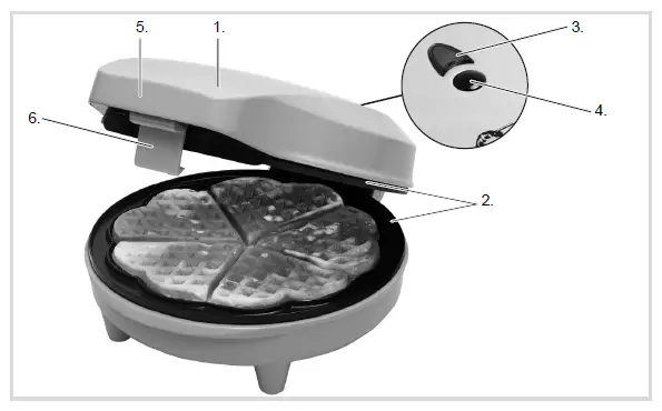bESTRON-ASW217M-700W-Waffle-Baker-fig-1