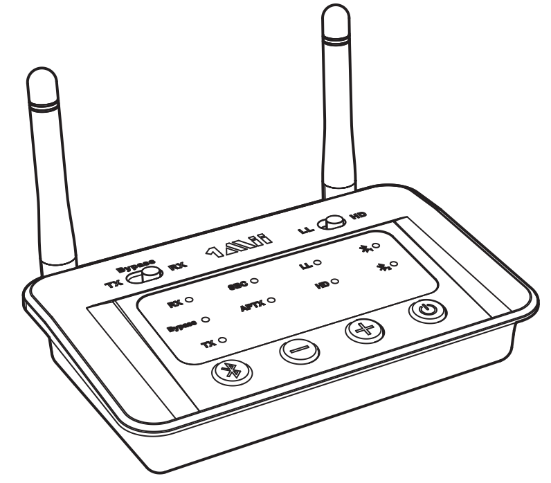 1Mii B03 Bluetooth Transmitter and Receiver 2 In 1-