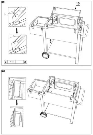 Burns Barkles 013742 Charcoal Grill with Smoker Box - fig 7