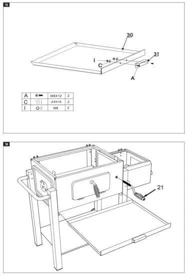 Burns Barkles 013742 Charcoal Grill with Smoker Box - fig 9