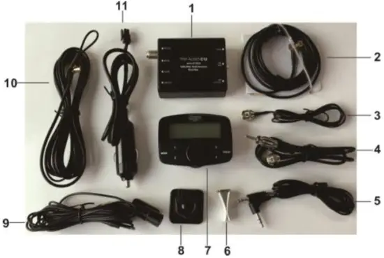 TINY AUDIO C12 In Car DAB+ Radio Receiver - Fig 1