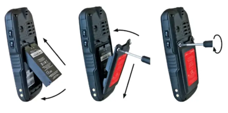 i safe MOBILE MOBILE IS120 1 Powerful and Extremely Robust Mobile Phone - CHANGING THE BATTERY 2