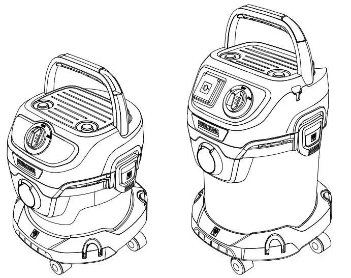 KARCHER WD 3 S electric wet and dry vacuum cleaner