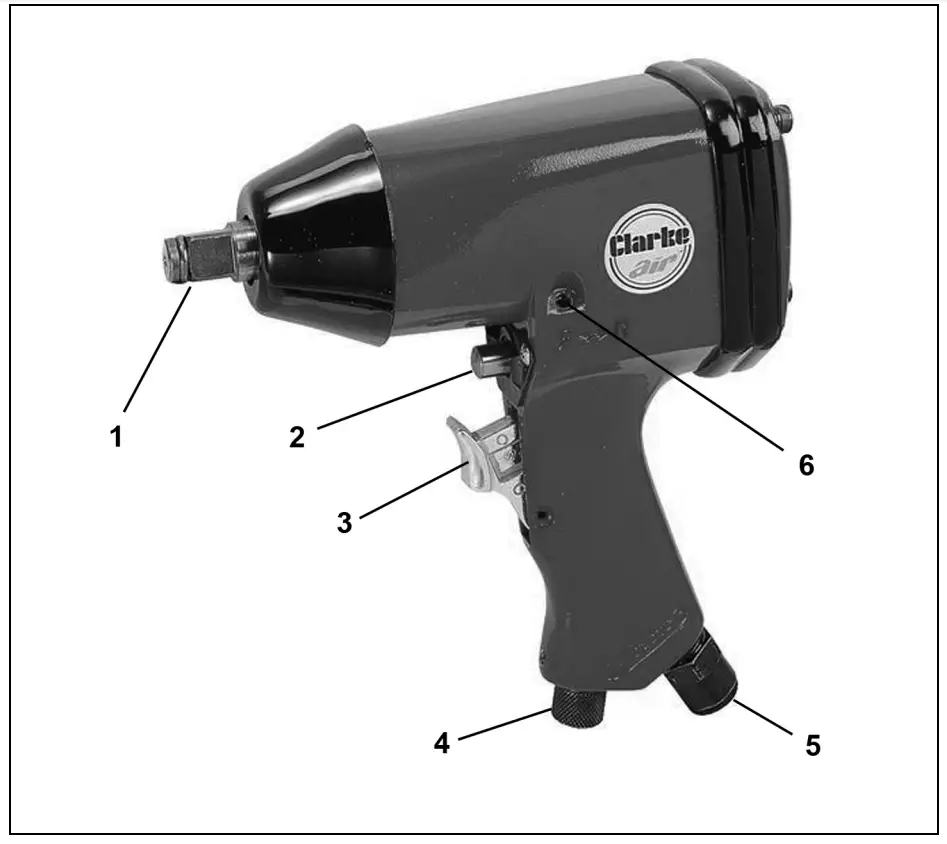Clarke CAT23C Air Impact Wrench - PRODUCT OVERVIEW