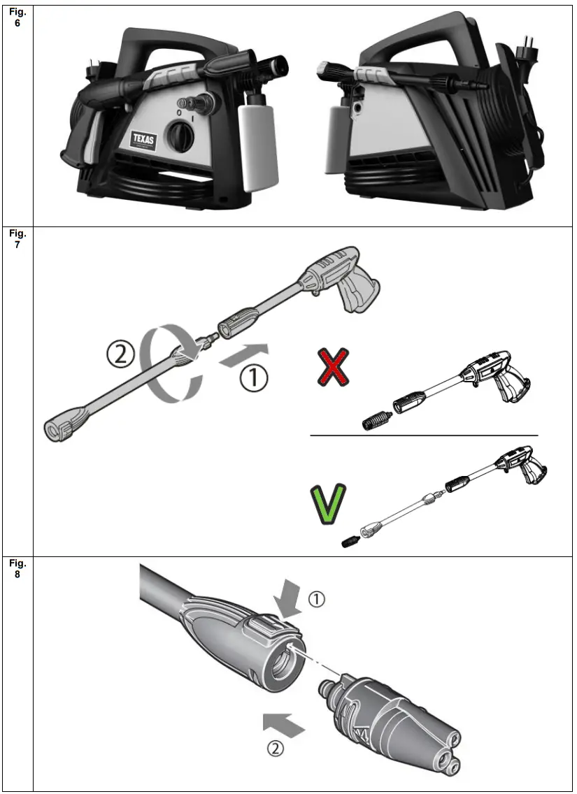 Texas HTR 1400 electric High-pressure cleaner - fig3