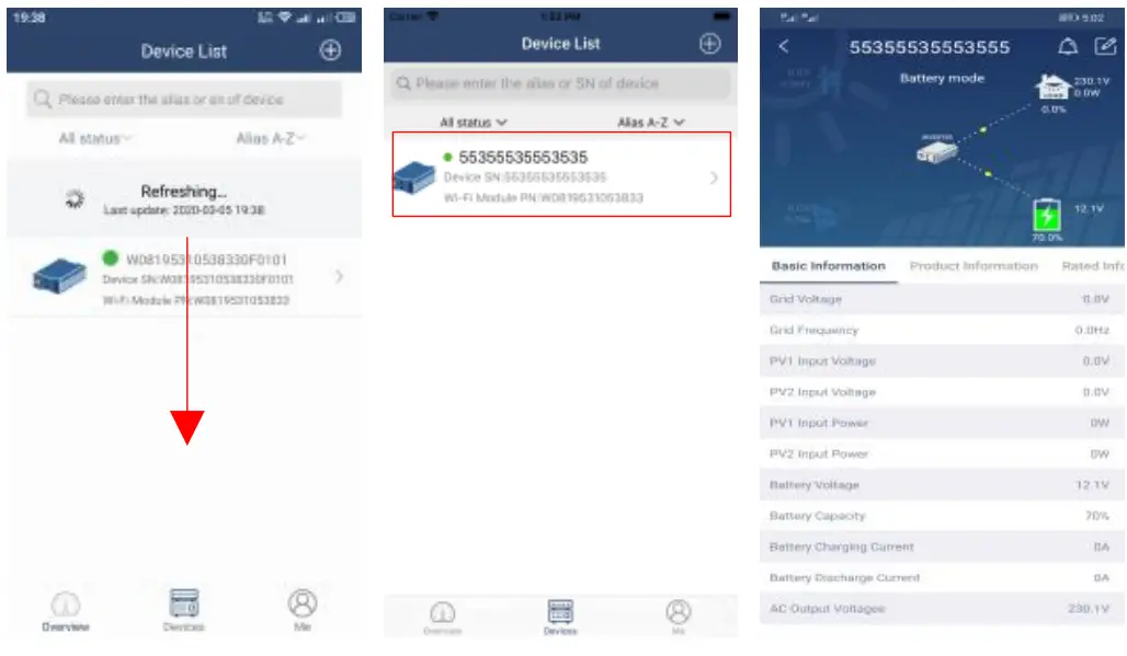 SolarPower APP Operation
