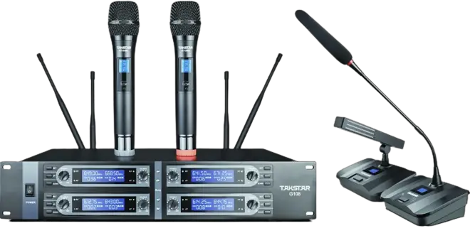 takstar G108 8 Channel Wireless Conference System - Cover