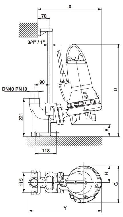 Grundfos-1.2KW-WASTE-WATER-AND-SEWAGE-GRINDER-PUMP-fig-2