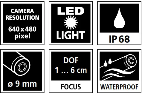 Laserliner 082 246A VideoFlex G4 Max Professional Video Inspection System - Iocn